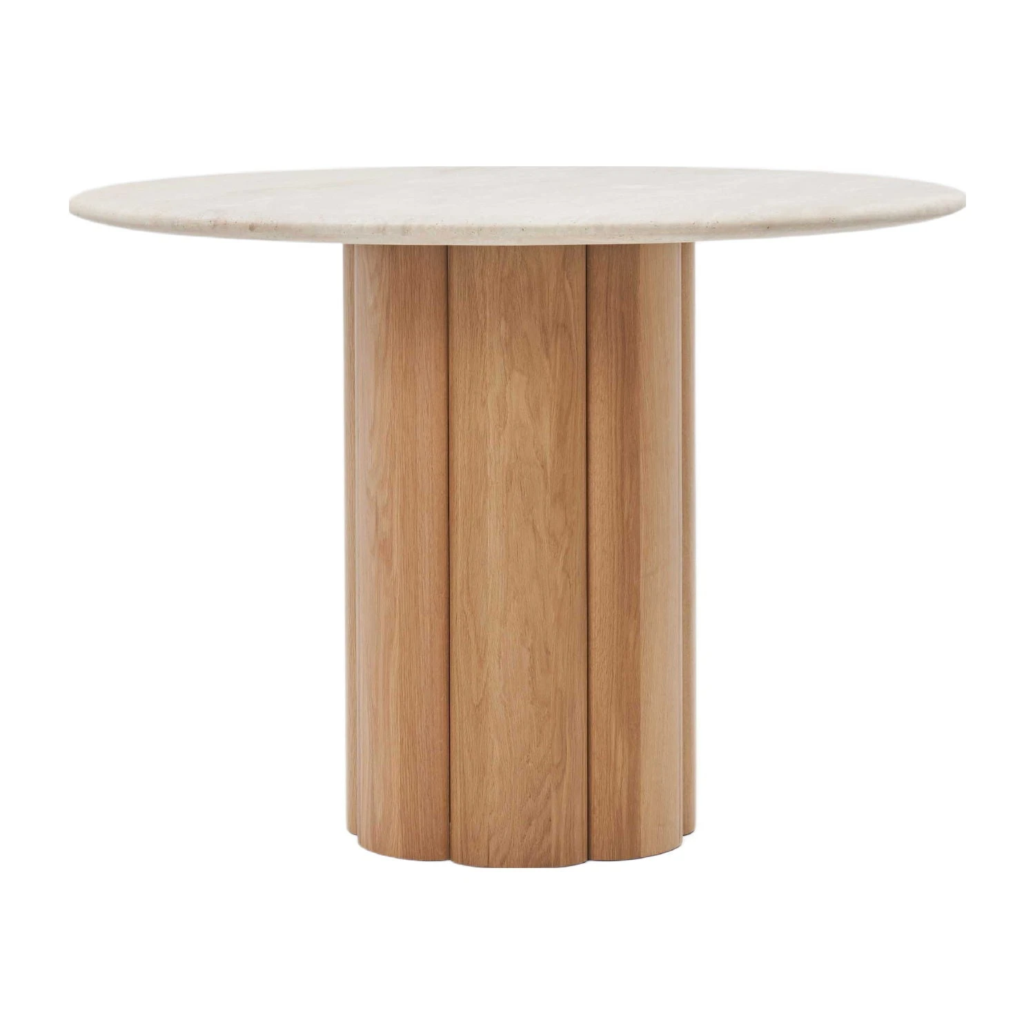 Kora Travertine Round Dining Table 7 Kora Travertine Round Dining Table - Image 7