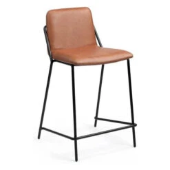 Sling Leather Counter Stool