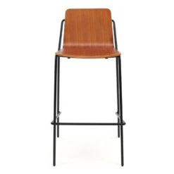 Sling Wooden Bar Stool -Trit Houses Shop mad c04 1 005 walnut black 02 bfbb55b8 e0c4 4eef 90e6 183a27383411