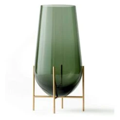 Echasse Vase 9 Echasse Vase -Trit Houses Shop men g19 1 002 green smoke brass large 01