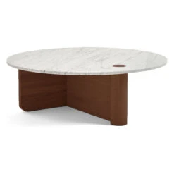 Pivot Round Marble Coffee Table -Trit Houses Shop nat b02 1 002Walnut