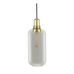 Normann Copenhagen Amp Pendant Lamp 27 Normann Copenhagen Amp Pendant Lamp -Trit Houses Shop noc f03 0 001 smoke brass large