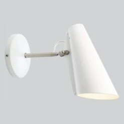 Northern Birdy Wall Light -Trit Houses Shop nor f04 1 001 white steel short f03675e5 029f 4dd2 8b25 b2dcdfae6a7a