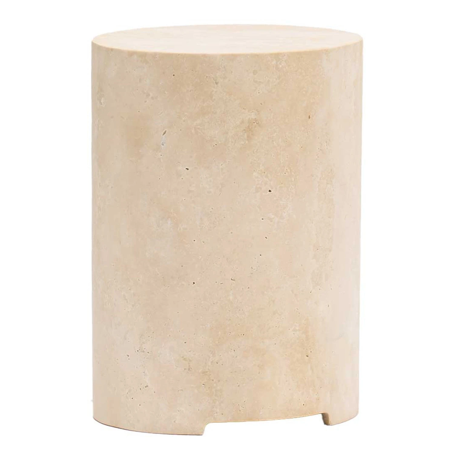 Situation Travertine Round Side Table 1 Situation Travertine Round Side Table