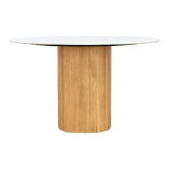 Tathra Marble Round Dining Table