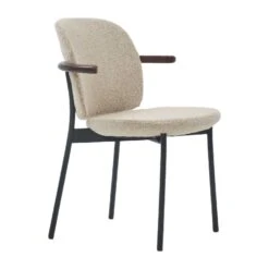 Solace Half Arm Chair -Trit Houses Shop solacechair halfarm walnut fleecefawn web