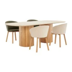 Tathra Travertine Oval Dining Table 5 Tathra Travertine Oval Dining Table -Trit Houses Shop tathra240 LO travertine glide chair web