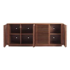Line Credenza - 4 Doors 15 Line Credenza - 4 Doors -Trit Houses Shop tri b01 1 017 american walnut 04