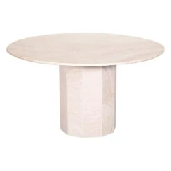 Drum Dining Table -Trit Houses Shop tri b01 1 018 travertine travertine 01 34b2bebf f7f4 4214 97b3 72e2c75a3649