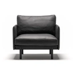 Pensive Leather Lounge Chair -Trit Houses Shop tri c01 1 026 coal montana 1048