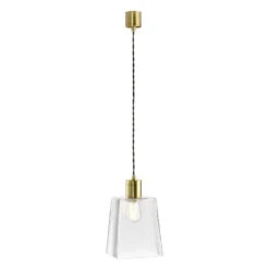 Salon Glass Pendant Lamp -Trit Houses Shop tri f03 1 031 old brass square 01 ed0334cc f770 4545 af25 5032698bcac1