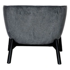 Vista Lounge Chair -Trit Houses Shop wen c01 1 008 double tweed charcoal jamie 6 black 4 main