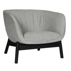 Vista Lounge Chair -Trit Houses Shop wen c01 1 008 tweed light grey coast 4 black main