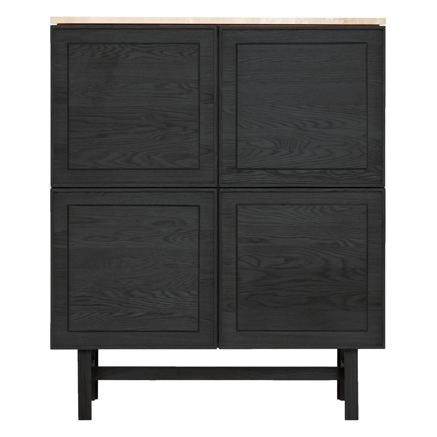 Yorke Travertine Tall Highboard 4 Yorke Travertine Tall Highboard - Image 4