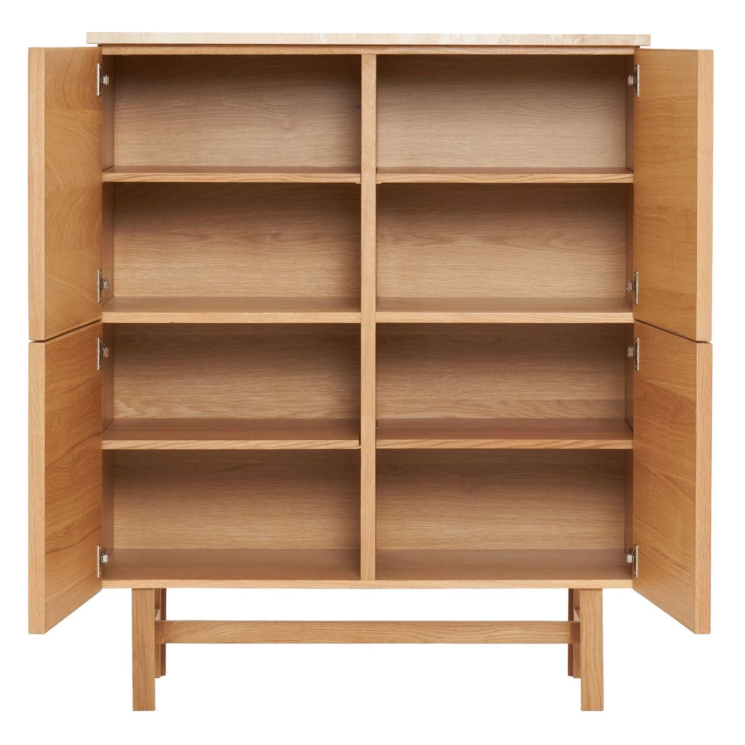 Yorke Travertine Tall Highboard 3 Yorke Travertine Tall Highboard - Image 3